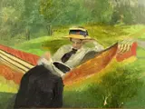 Untitled by Bartholomäus Hollaus, 1910, oil, sold Feb 2024