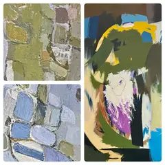 Traeth by Michael Hunt, oil on canvas, sold Feb 2024