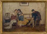 Untitled by J Werner, oil on canvas, offered Jan 2024