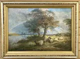 Untitled by Thomas George Cooper, 1895, oil on canvas, sold Jan 2024