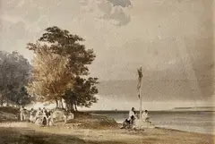 Untitled by Thomas Shotter Boys Nws, 1830, watercolour, sold Jan 2024