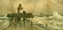 Untitled by George Gregory, 1897, watercolour, sold Jan 2024