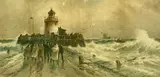 Untitled by George Gregory, 1897, watercolour, sold Jan 2024