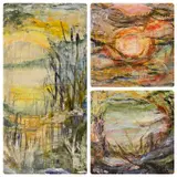 Countryside by Jain Koffler Ba, mixed media, sold Jan 2024