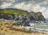 Incoming Tide by Keith Gardner, oil on board, sold Dec 2023