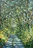 Impasto by David T. Williams, oil on paper, offered Dec 2023
