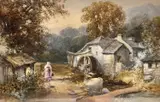 At Grasmere Westmorland by James Burrell Smith, watercolour, sold Dec 2023