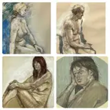 Life Study by Jim Dooley, drawing, offered Dec 2023