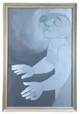 Untitled by Oliver O'Connor Barrett, oil on board, offered Dec 2023