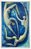 Entitled verso ' by Scott Nisbet, oil on board, sold Dec 2023