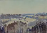 Perrymans Farm 30 by Edward Holroyd Pearce, oil on card, sold Jul 2024