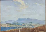 Spring in West Sussex by Edward Holroyd Pearce, oil on canvas board, sold Jul 2024