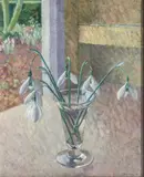 Galanthus by John Morley, oil on board, sold Jun 2024