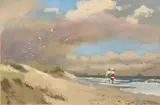 Away from it all by Rod Pearce, oil on canvas board, sold May 2024