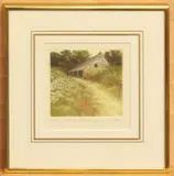 Where the Children Play' colour etching by Jo Barry, etching, sold May 2024