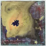 Yellow Ghost by Rose Feller, 2022, mixed media on canvas, offered Mar 2024