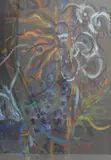 The Pond, Sombie by Bernard B Carolan da Edin., mixed media, sold Feb 2024