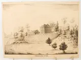 Swerford Park by Edward C. Hunt, watercolour, sold Feb 2024