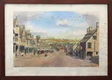 High Street, Burford by Robert G. Upton, 1944, watercolour, sold Jan 2024