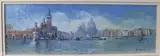 Venice from the Grand Canal by Lesley Holmes, oil on canvas board, sold Nov 2023