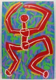 Bodys II acrylic by Edward Dutkiewicz, acrylic on canvas, sold Nov 2023