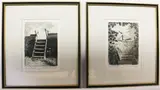 The Steps at Lemsford by Corridan Graddon, print (other), sold Nov 2023
