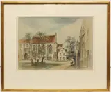 The Chapel by Arthur Davies, Ink and watercolour, offered Oct 2023