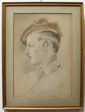 George Lindsay Holford by Violet Manners, 1879, watercolour, sold Oct 2023