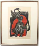 Boy with Cock by Rudolf H. Van Rossem, print, offered Oct 2023