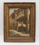 The Tinsmith by Florence Weston, oil on canvas, sold Aug 2023