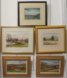 Untitled by Robin Reckitt, oil on board, sold Jul 2023