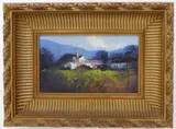 20th century South African school - Landscape scene of Robertson, in the by Derric van Rensberg, oil on canvas, sold Jun 2023