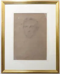 Head Study Portrait of Robt. Benson Esq. by George Richmond, print (other), offered Jun 2023