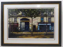 La Cremerie by Thomas Pradzynski, serigraph, sold Jun 2023