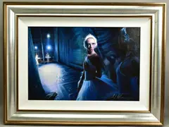 'The Performance', a portrait of a ballet dancer backstage, signed by Rob Hefferan, oil on canvas, sold Nov 2020