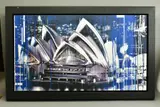 'Sydney Opera House at Night', signed bottom right, mixed media on by Kris Hardy, mixed media on canvas, sold Nov 2020
