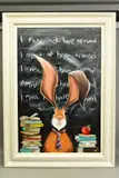 'I Must Note Hare Around', a comical depiction of a Hare, signed by Jennifer Hogwood, oil on canvas, sold Nov 2020