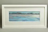 'Shining Bay', a coastal landscape, signed bottom right, by James Bartholomew, pastel on paper, sold Nov 2020