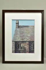 'Lakeland Church', a study of an old church, signed bottom by James Bartholomew, pastel on paper, sold Nov 2020