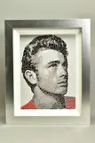 'James Dean, The Rebel', a Limited Edition print on aluminium, by Paul Normansell, print, sold Nov 2020