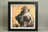 'All Ears', a Limited Edition print of a small dog, signed bottom by Samantha Ellis, print, sold Nov 2020
