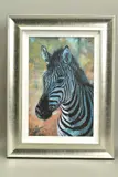 'Young Zebra', a Limited Edition print, 91/195, signed top right with by Rolf Harris, print, sold Nov 2020