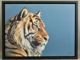 'The Sentinel', an artist proof print of a Tiger, 16/20, signed by Darryn Eggleton, print, sold Nov 2020