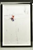 'High On Love', an artist proof print, 3/8 of figures on a wall, by Mr Kuu, print, sold Nov 2020