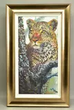 'Alert For Prey', a Limited Edition print of a Leopard, 54/195, by Rolf Harris, print, sold Nov 2020