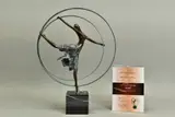 'Elevation', a Limited Edition bronze sculpture of a by Jennine Parker, bronze, sold Nov 2020