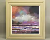 After the storm by Emma S Davis R.S.W. P.A.I, mixed media on board, sold Nov 2020