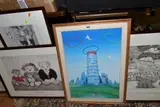 Bearly Safari, Out for a Waddle, The Forebears, Out for a Wallow by Five Janet Mason Burke Prints, print (other), offered Nov 2020