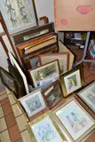 to include a watercolour of children on a beach, initialled WCJ, woodland by Paintings And Prints, watercolour, sold Nov 2020