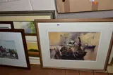to include Graham Blaine watercolour of fishing trawlers, size by Paintings And Prints Etc, watercolour, sold Nov 2020